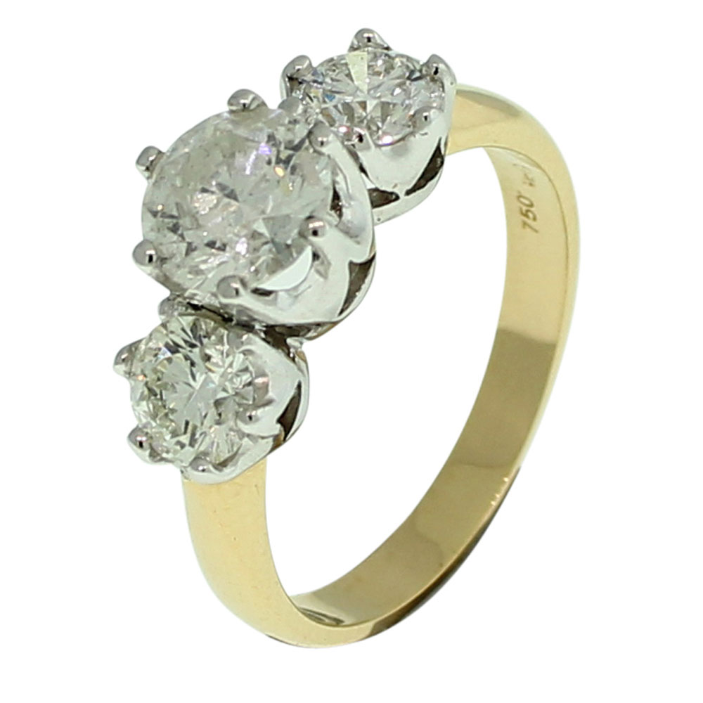 18CT GOLD DIAMOND RING