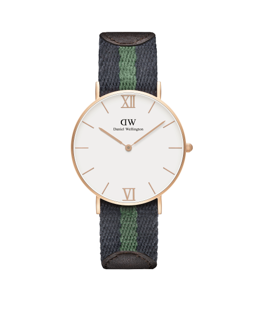 36mm Sandblasted Rose Gold Strap: Warwick