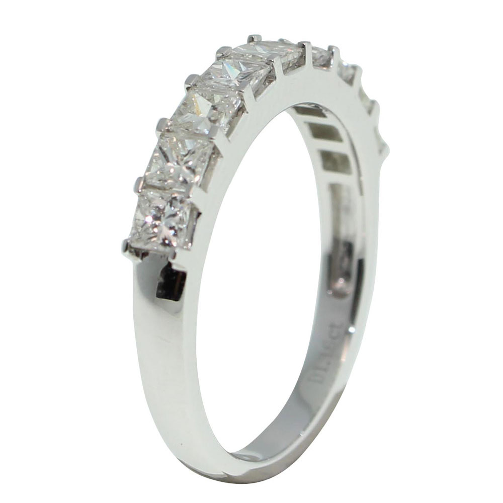 18CT WHITE GOLD PRINCESS CUT 1.16CT DIAMOND RING