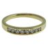18CT YELLOW GOLD CHANNEL SET 0.25CT DIAMOND RING