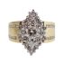 18CT YELLOW GOLD HANDMADE 1.96CT DIAMOND ENGAGEMENT