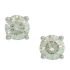 18CT WHITE GOLD 1.02CT ROUND BRILLIANT CUT DIAMOND STUDS