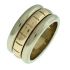 18CT GOLD HANDMADE SPINNER RING