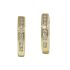 9CT YELLOW GOLD 0.20CT DIAMOND SET HUGGIES