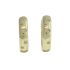 9CT YELLOW GOLD 0.15CT DIAMOND SET HUGGIES