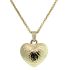 9CT YELLOW GOLD SOLID HANDMADE DIAMOND HEART